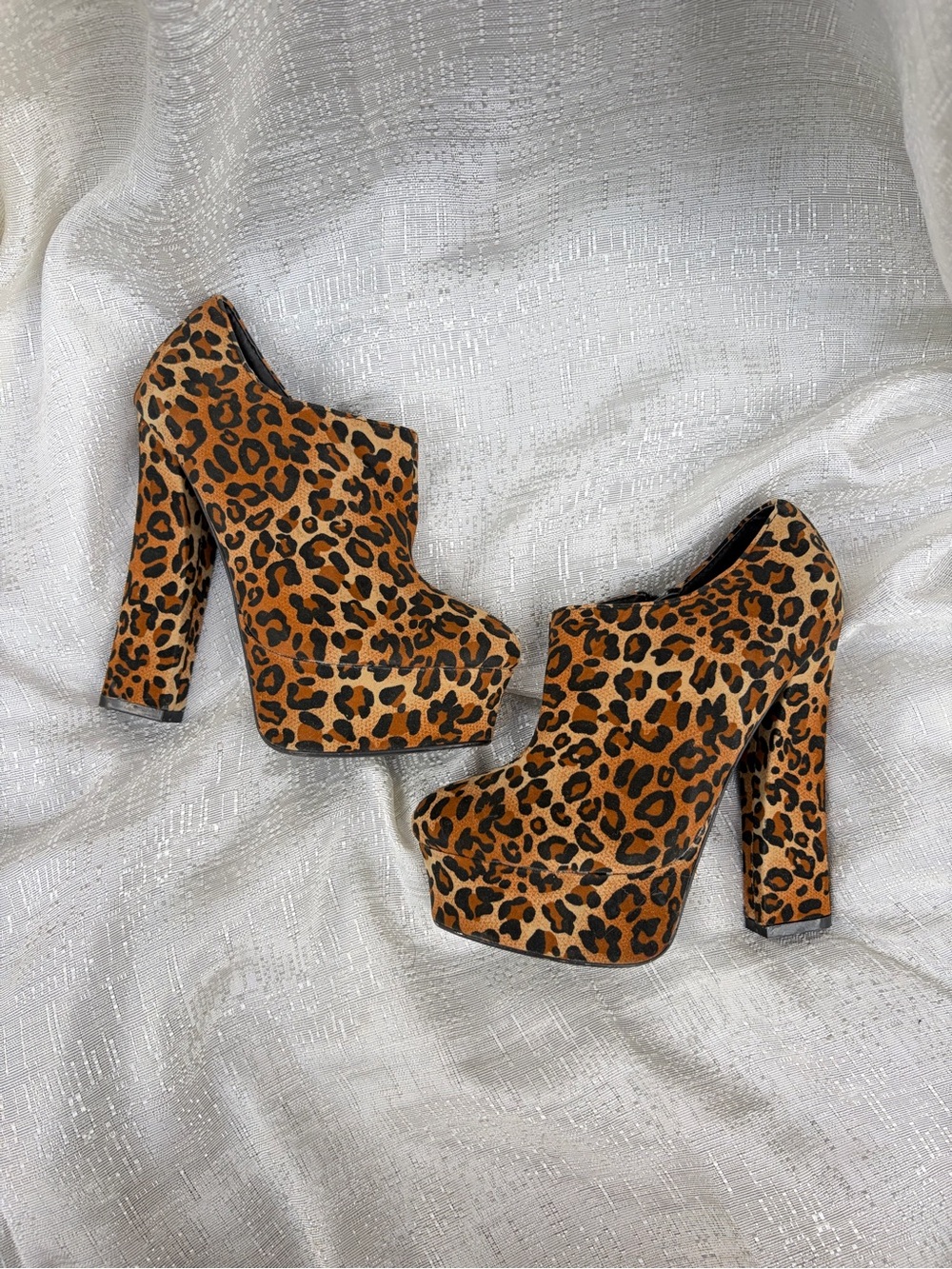 Seychelles Leopard-Print Platform Pumps - Brown/Black
